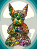 French Buddha Bulldog Poster Print - Russo Collection Dean