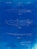 PP1073-Faded Blueprint Surfboard 1965 Patent Poster Poster Print - Cole Borders