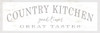 Country Kitchen Sign Poster Print - Cindy Jacobs