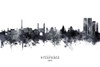 Hyderabad Skyline India Poster Print - Michael Tompsett