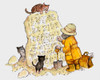 Cat Archaeology Poster Print - Bill Bell