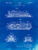 PP1052-Faded Blueprint Stapler Patent Poster Poster Print - Cole Borders