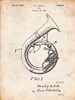 PP1049-Vintage Parchment Sousaphone Patent Poster Poster Print - Cole Borders