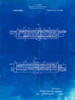 PP1040-Faded Blueprint Slide Rule Patent Poster Poster Print - Cole Borders