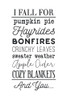 I Fall for Autumn Things Poster Print - Portfolio Dogwood
