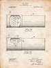 PP1033-Vintage Parchment Shotgun Shell Patent Print Poster Print - Cole Borders