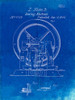 PP1035-Faded Blueprint Singer Sewing Machine Patent Poster Poster Print - Cole Borders