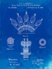 PP1031-Faded Blueprint Screw Clamp 1880  Patent Poster Poster Print - Cole Borders