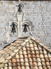 Croatia-Dubrovnik. Bell tower with three bells on top of the Church of Our Lady of Mt. Carmel. Poster Print - Julie Eggers