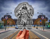 Pencil Vs Camera - Justice Poster Print - Ben Heine