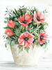 Pail of Poppies Poster Print - Cindy Jacobs