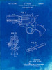 PP1023-Faded Blueprint Ruger Revolver Patent Art Poster Print - Cole Borders