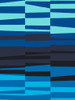 Monochrome Patterns 7 in Blue Poster Print - Studio NM