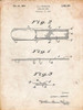 PP1010-Vintage Parchment Reed Patent Poster Poster Print - Cole Borders