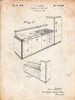 PP659-Vintage Parchment Kitchen Cabinets Poster Poster Print - Cole Borders