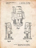 PP991-Vintage Parchment Plunge Router Patent Poster Poster Print - Cole Borders