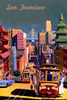 San Francisco Travel Poster Poster Print - Travel Posters Vintage