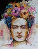 Fabulous Frida and Florals Poster Print - Hilaire Elizabeth St