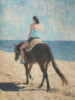 Morning Beach Ride Poster Print - GST