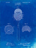 PP975-Faded Blueprint Ophthalmoscope Patent Poster Poster Print - Cole Borders