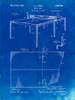 PP92-Faded Blueprint Table Tennis Patent Poster Poster Print - Cole Borders