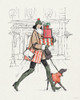 Holiday Fashionistas IV Poster Print - Anne Tavoletti