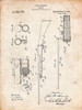 PP74-Vintage Parchment Ithaca Shotgun Patent Poster Poster Print - Cole Borders