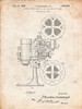 PP966-Vintage Parchment Movie Projector 1933 Patent Poster Poster Print - Cole Borders