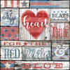 My Patriotic Heart Poster Print - Licensing Studio Art