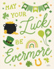 Shamrock Wishes III Light Poster Print - Laura Marshall