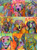 Nine Up of Dogs Poster Print - Russo Collection Dean
