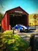 Through West Cornwall Bridge in Style Poster Print - GST