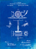 PP622-Faded Blueprint T. A. Edison Phonograph Patent Poster Poster Print - Cole Borders