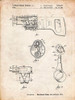 PP958-Vintage Parchment Milwaukee Reciprocating Saw Patent Poster Poster Print - Cole Borders