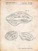 PP610-Vintage Parchment Bicycle Helmet Patent Poster Poster Print - Cole Borders