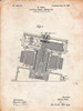 PP608-Vintage Parchment Tesla Electric Circuit Controller Poster Poster Print - Cole Borders
