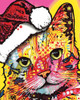 Tilt Cat Christmas Edition Poster Print - Russo Collection Dean