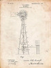 PP1137-Vintage Parchment Windmill 1906 Patent Poster Poster Print - Cole Borders