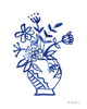 Blue Vases III Poster Print - Farida Zaman