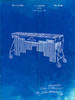 PP949-Faded Blueprint Marimba Poster Poster Print - Cole Borders