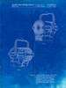 PP537-Faded Blueprint Stage Spotlight Patent Poster Poster Print - Cole Borders