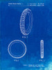 PP600-Faded Blueprint Mountain Bike Tire Patent Poster Poster Print - Cole Borders