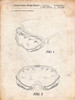 PP554-Vintage Parchment Ski Goggles Patent Poster Poster Print - Cole Borders