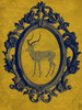 Framed Gazelle in Yellow Poster Print - Studio SEA
