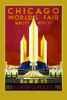 Chicago 1933 Worlds Fair Vintage Poster Poster Print - Travel Posters Vintage