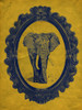 Framed Elephant in Yellow Poster Print - Studio SEA