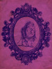 Framed Lion in Violet Poster Print - Studio SEA