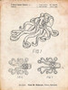 PP932-Vintage Parchment Lego Octopus Patent Poster Poster Print - Cole Borders