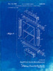 PP927-Faded Blueprint Lego Framed Window Building Kit Patent Poster Poster Print - Cole Borders