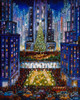 Rockefeller Center 2 Blue Poster Print - Bill Bell